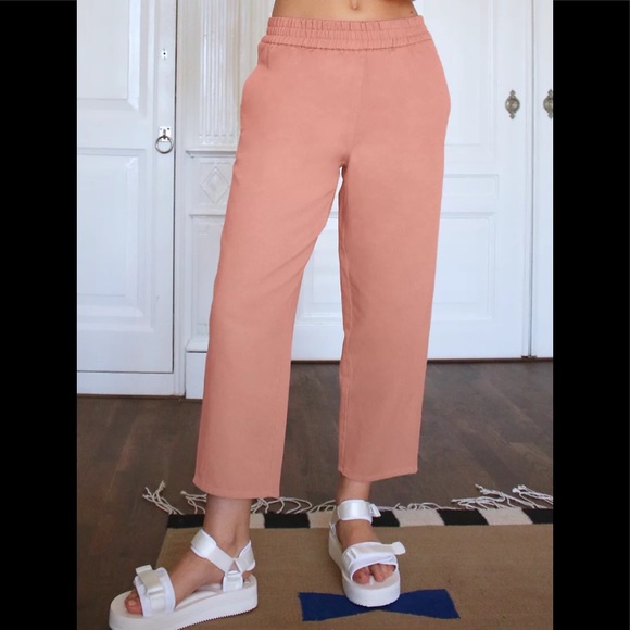 Aritzia Wilfred White Linen Twill Pants NWOT - Picture 4 of 13